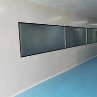 Fenêtre modulaire moderne insonorisée pour laboratoire, en alliage d'aluminium