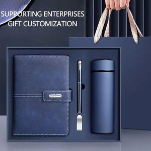 Wholesale Promotional Luxury Gifts Items Business Gift Thermos <b>Cup</b> Notebook Customized With Pen and Bottle - Product Image 1
