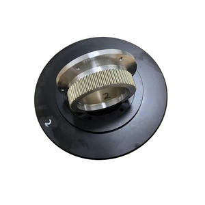 Polea de sincronización Senguang 270*210 y tambor de descarga de arena 140*57 para equipos de producción de fibra óptica con correa plana de aluminio OEM personalizada - Product Image 1