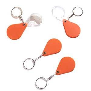 Katlanır anahtarlık büyüteç yaşlı okuma yardım aracı plastik hediye Charms anahtar zincirleri tutucu aksesuarları anahtarlık - Product Image 5