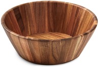 Bol de service à salade en bois d'acacia composite, résistant aux chocs, écologique, non toxique, pour la maison, l'hôtel, le restaurant, le pique-nique