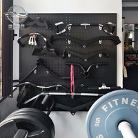 Tablero de Almacenamiento para Herramientas de Ejercicio - Acero de Grado Industrial, Diseño Personalizable, Fácil Instalación para Gimnasios