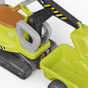 Engineering <b>Excavator</b> <b>Ride</b> <b>On</b> Toy Electric With Lights And Sound For Children 4-6 Years Old - Product Image 2