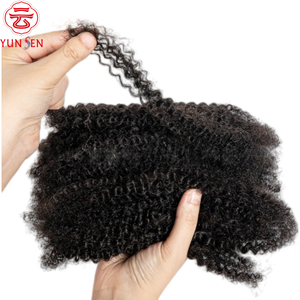 <span class=keywords><strong>Cheveux</strong></span> humains vierges à 100 %, afro <span class=keywords><strong>crépus</strong></span>, en vrac, pour femmes - Product Image 3