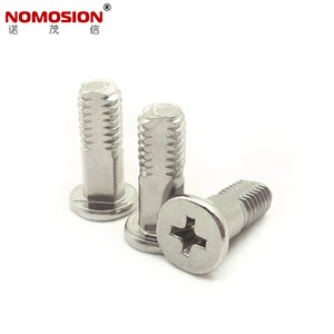 Tornillo de Cabeza Plana NOMOSION Métrico M6, Diámetro de la Tapa de 10 mm, Clase 8.8, Acero Inoxidable, Zincado, Rosca Estándar - Product Image 2