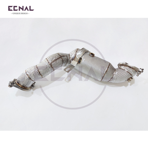 Tubo de Escape de Acero Inoxidable Ecnal con Protección Térmica Completa para <span class=keywords><strong>Maserati</strong></span> <span class=keywords><strong>Ghibli</strong></span> Levante 2.0T 2021+, Tubo de Escape de Alto Rendimiento - Product Image 4
