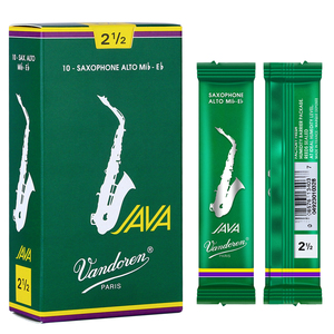Anches de Saxophone Alto Vandoren Mib France <span class=keywords><strong>JAVA</strong></span> Green Box Accessoires d'instruments de musique - Product Image 2