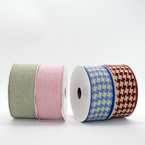 Ruban à carreaux vichy au design élégant, articles très vendus, nœud pour cheveux, rubans faits à la main, épingles à cheveux, ruban pour la fabrication de cadeaux - Product Image 5