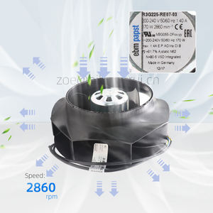 Ventilateur centrifuge de refroidissement pour purificateur d'air ebmpapst EC R3G190-CF R3G190-DF R3G225-CF R3G225-DF R3G225-8317076415 170W R3G225-RE07-03 - Product Image 3