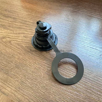 Valve d'air soufflable Boston à fond plat en TPU avec jupe de protection pour tente gonflable et chambre à oxygène en TPU