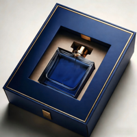 Boîte à bijoux et parfums de luxe personnalisée en carton écologique imperméable avec fenêtre, fermeture magnétique raffinée et gaufrage