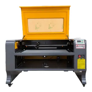 Cnc Laser Graveur Cutter En Co2 Lasersnijmachines Fabrikant 9060 60/80/100W Voor Rubber Doek Mdf