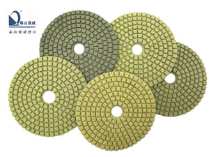 Reçine zımpara yuvarlak şekil 80mm/100mm granit mermer parlatma pedleri - Product Image 2
