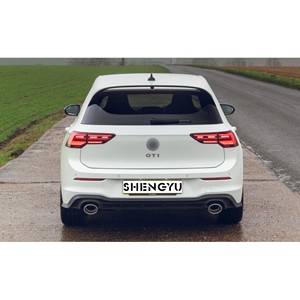Kit carrosserie pour Volkswagen <span class=keywords><strong>Golf</strong></span> <span class=keywords><strong>8</strong></span> à GTI Clubsport, comprenant pare-chocs avant et arrière avec calandre, jupes latérales et diffuseur arrière - Product Image 5