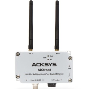 ACKSYS AirXroad 802.11n อุปกรณ์กระจายสัญญาณอินเทอร์เน็ตไร้สายแบบมัลติฟังก์ชั่น Gigabit Ethernet สำหรับภายนอกอาคาร - Product Image 1