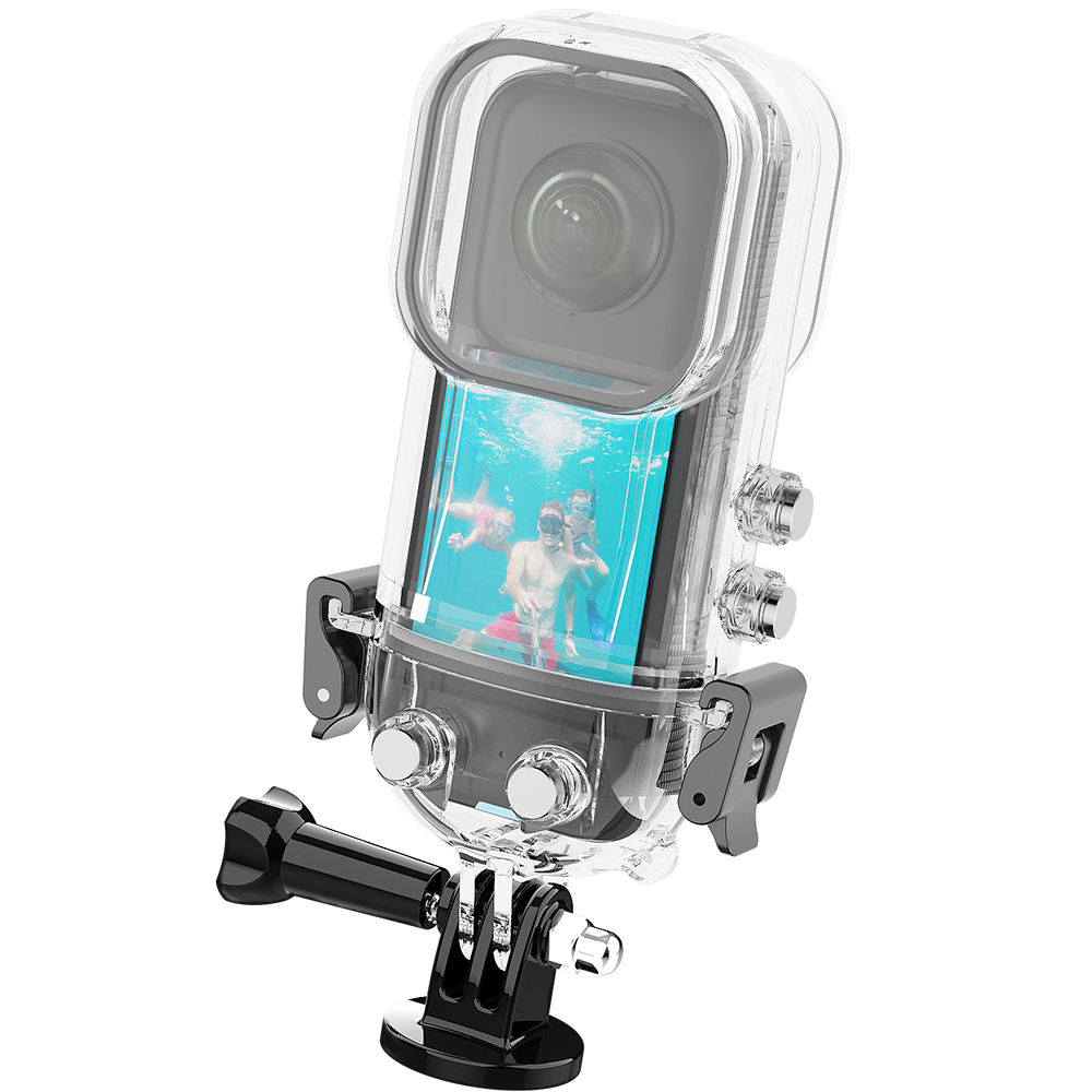 40M Waterproof Underwater Replacement Dual Lens Cage VR Action Camera Insta 360 One X3 Accessories Dive Case for Insta360