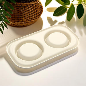 Bol multifonctionnel pour aliments lents pour animaux de compagnie Bol en silicone anti-renversement pour <span class=keywords><strong>chiens</strong></span> de petite taille et de taille moyenne Bol d'eau solide pour chat - Product Image 5