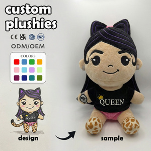 Fabbrica di Giocattoli in Peluche Personalizzati, Pupazzo Rotondo Rosso a Forma di Uccello, Decorazione per Cameretta, Hello Kitty, Giocattoli Charlie, Bambole in Peluche Personalizzate dalla Cina - Product Image 3
