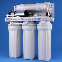 Haute qualité 6 étapes PP UDF CTO RO cartouches minérales alcalines 100 GPD osmose inverse filtre à eau RO purificateur d'eau