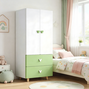 <span class=keywords><strong>Armadio</strong></span> Moderno a Due Cassetti di Alta Qualità <span class=keywords><strong>per</strong></span> Camera dei Bambini in Truciolato - Product Image 2