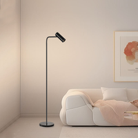Spot LED sur pied de luxe haut de gamme, éclairage sur rail à lumière douce et diffuse pour salon et décoration intérieure