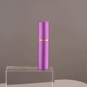 Fabricante de Botellas de Perfume Recargables Vacías de 10 ml, Mini Atomizador de Viaje de Aluminio y Vidrio, Serigrafía, 100 Unidades - Product Image 5
