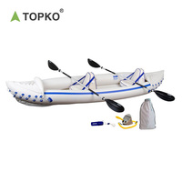 TOPKO — kayak gonflable pliable en pvc, simple canot, rafting, accessoire de voyage et de pêche