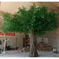 Usine directe de haute qualité personnalisé Arbre Artificiel Arbol faux vert grand arbre banian 4m 6m haut arbre artificiel