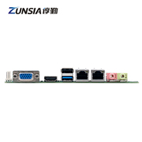 Zunsia Quad Core haute performance Baytrail ordinateur carte mère double Lan 3.5 pouces X86 Mini PC J1800 J1900 carte mère industrielle