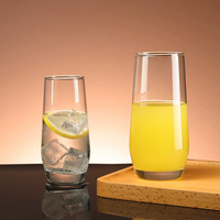 Verre à whisky élégant avec logo personnalisé, transparent, 300 ml, verre à bière classique pour bar et maison
