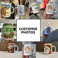 ZY 330ml bricolage blanc tasse de voyage blanc transfert thermique presse à chaud en céramique Sublimation impression tasse