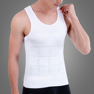 Faja térmica para la cintura para hombre, <span class=keywords><strong>camisas</strong></span> <span class=keywords><strong>de</strong></span> compresión, chaleco moldeador <span class=keywords><strong>de</strong></span> cuerpo, ropa moldeadora, camisa adelgazante - Product Image 2