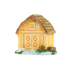HAOXUAN Maison en résine en forme de cabane dans les arbres, miniatures décoratives pour aménagement paysager, maison miniature créative pour intérieur et extérieur, finition naturelle pour aménagement de <span class=keywords><strong>jardin</strong></span> - Product Image 4
