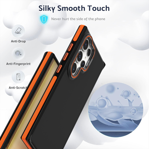 Design opaco di lusso per Samsung S23 S24 custodia per <span class=keywords><strong>iphone</strong></span> 15 <span class=keywords><strong>14</strong></span> 13 12 Pro Max telaio della <span class=keywords><strong>fotocamera</strong></span> cavalletto cover del telefono cellulare - Product Image 5