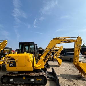 Miniexcavadora Usada Komatsu PC56, Excavadora de Alta Rentabilidad, Komatsu PC35 PC55MR PC70, Máquina de Construcción en Stock - Product Image 1