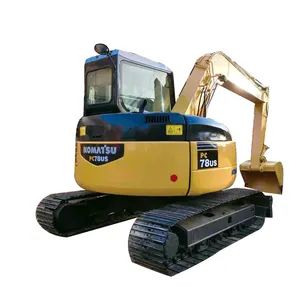 รุ่นใหม่ล่าสุดญี่ปุ่นใช้อุปกรณ์ก่อสร้าง Komatsu PC78US รถขุดตีนตะขาบ