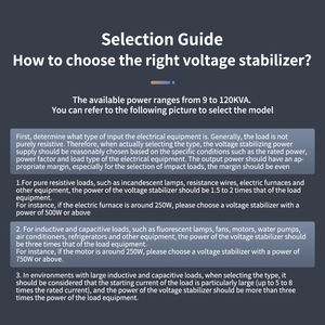 TNS penstabil tegangan otomatis, Regulator tegangan otomatis Output 380V 20K 30K 40K 50K 60KVA - Product Image 4