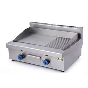 <span class=keywords><strong>Plancha</strong></span> et Grill Combinés en <span class=keywords><strong>Acier</strong></span> Inoxydable pour Extérieur, Thermostatique, Gaz, Commercial - Product Image 2