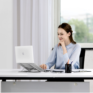 Soporte para Portátil de Aleación de Aluminio Portátil y Personalizable UPERGO OEM de Fábrica, Ergonómico y Ajustable para Uso en Oficina en Casa, para Tabletas y PC - Product Image 6