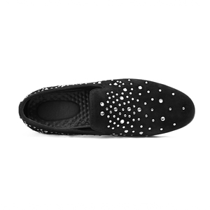Zapatos de vestir informales para hombre, mocasines con remaches, sin cordones, planos, para fumar, B305 - Product Image 4