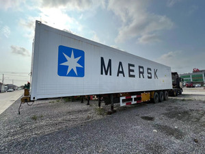 Second-hand 13m Length <strong>Refrigerator</strong> Food <strong>Trailer</strong> With Aluminum Box - Product Image 2