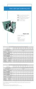 Manufacturer Low Energy Vibration Resistance Condensing Unit For Cold Room Storage