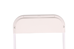 White Folding <b>Garden</b> <b>Chair</b> Plastic Frame Minimalist Design Outdoor Furniture <b>Stackable</b> Portable Lightweight - Product Image 4