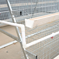 Nouvelle cage à poules pondeuses SHEEDOZ de type A, en acier galvanisé à chaud, capacité de 96 à 160 poulets, 3 à 4 niveaux, durée de vie de 15 à 20 ans