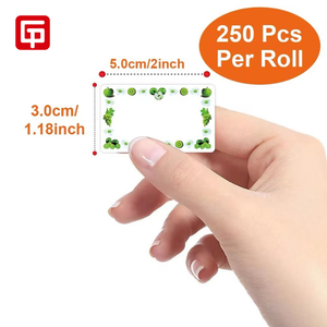 Etiquetas Adhesivas de <span class=keywords><strong>Vinilo</strong></span> Impermeables para Almacenamiento de Alimentos en Refrigerador con Recordatorio de Fecha y Contenido - Product Image 5