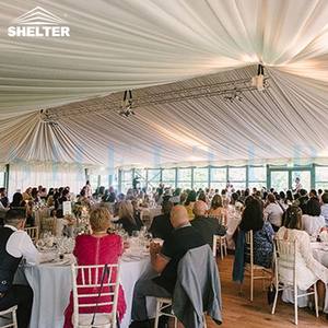 Carpa de Pagoda de fiesta grande con marco de aluminio, carpa para eventos, carpas de Iglesia blancas, carpa de PVC de 500 plazas para exteriores - Product Image 6