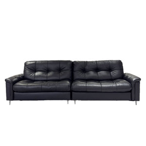 <span class=keywords><strong>Bauhaus</strong></span> Mittelalter liches Leders ofa Kleine Wohnung Gerade Linie Drei-Personen-Wohnzimmer Retro-<span class=keywords><strong>Sofa</strong></span> - Product Image 1