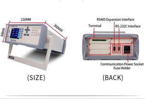 Sistema de Medición de Temperatura con Termopar Tipo K Multicanal Industrial AT4516, Material ABS, Termómetro Digital OEM/ODM - Product Image 5