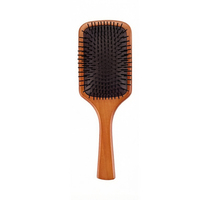 Brosse en bois naturel de haute qualité, écologique, avec couleur et emballage personnalisés