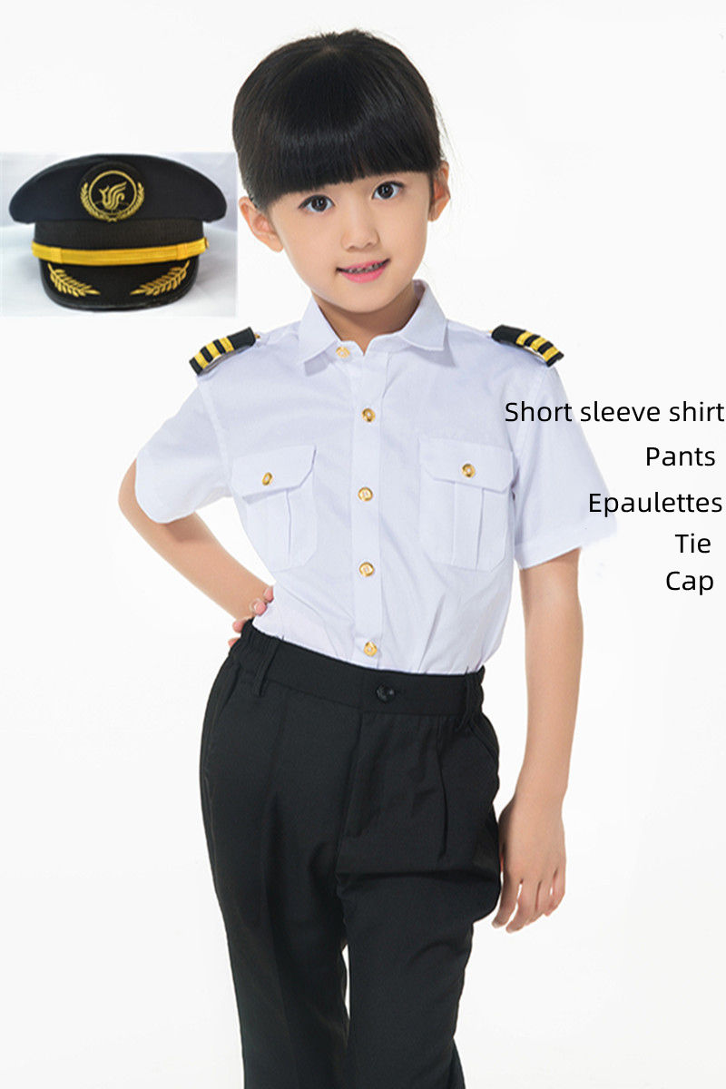 short sleeve suit+cap